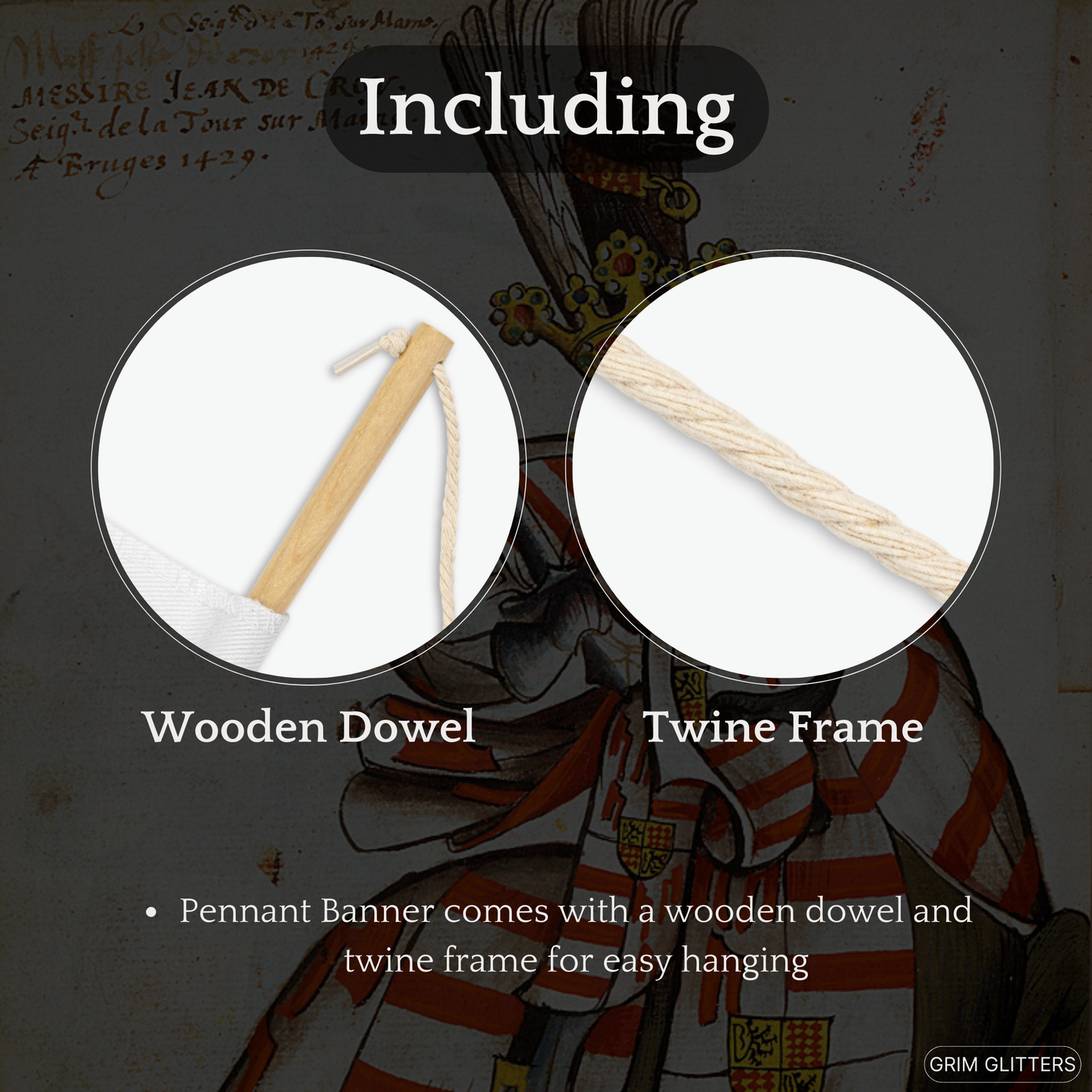 The Count of Chimay Pennant Banner