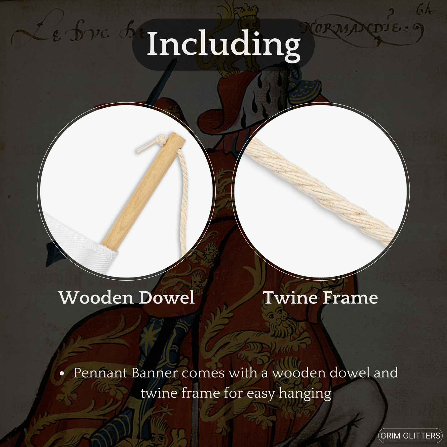 The Duke of Normandy Pennant Banner