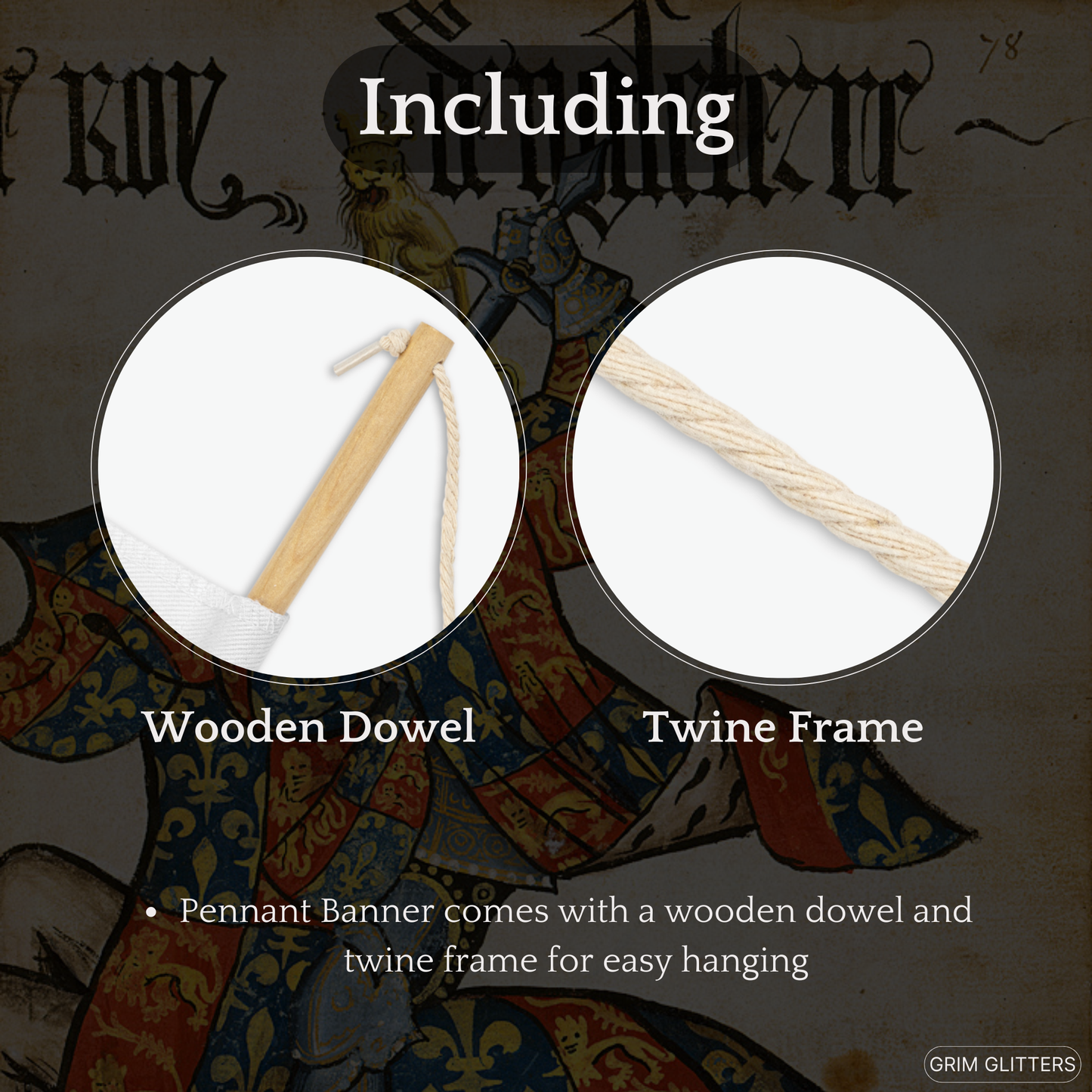 The King of England Pennant Banner