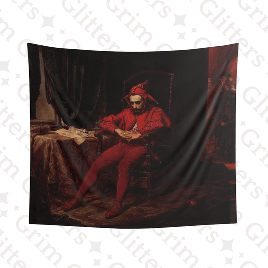 Celebrate Polish heritage with the Stanczyk Tapestry. Inspired by Jan Matejko's painting, it captures the moment of Stanczyk reflecting on his nation's fate.