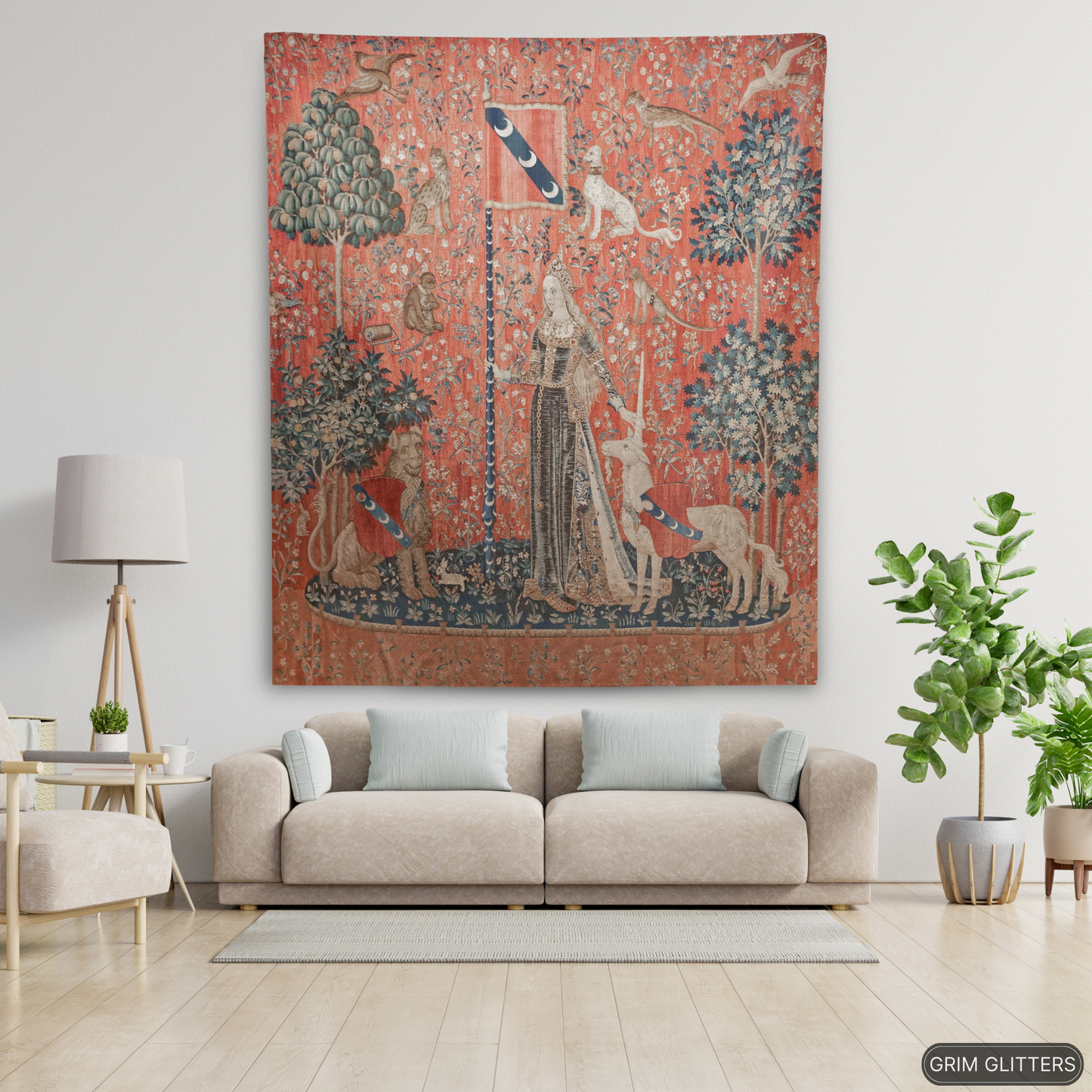 Unicorn Tapestry - The Lady and the Unicorn (Touch)