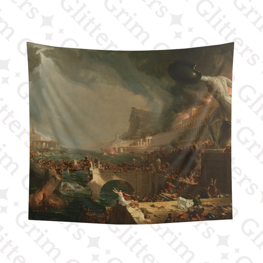 The Course of Empire: Destruction Tapestry - Thomas Cole