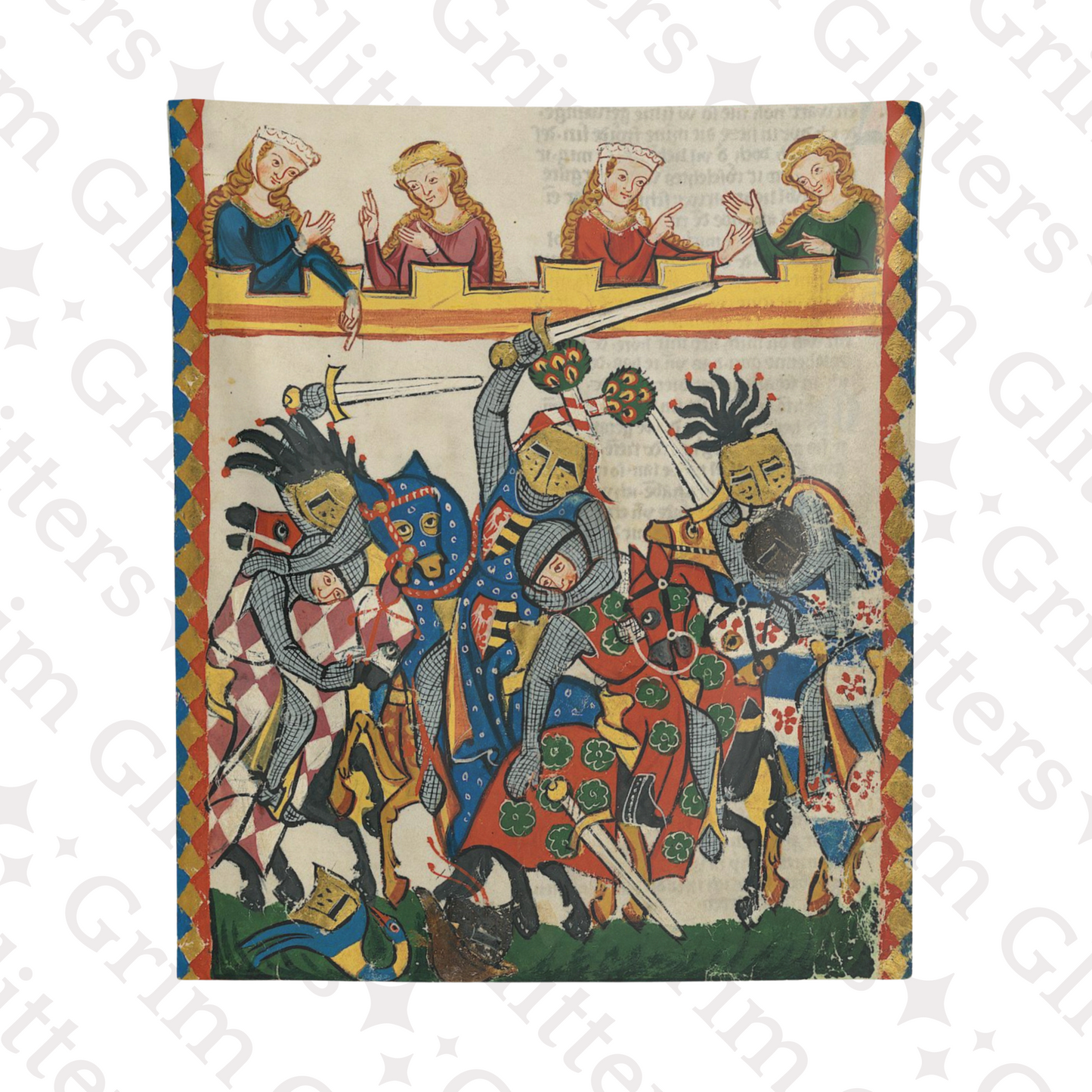 Duke of Anhalt Tapestry - Codex Manesse