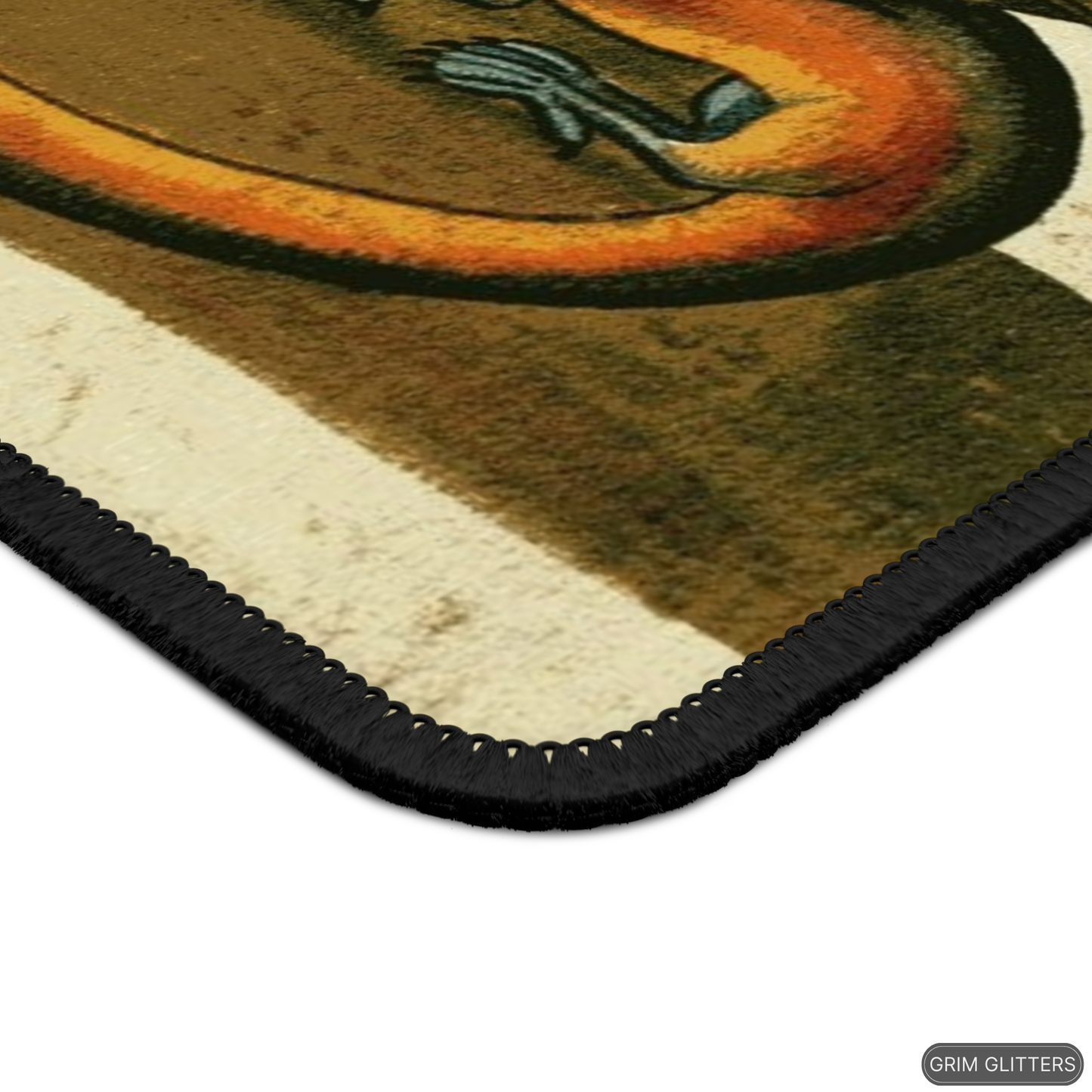 Enhance your gaming setup with the mystical Three-Headed Dragon Gaming Mouse Pad from Grim Glitters. Inspired by the Clavis Artis manuscript, this mouse pad features a captivating three-headed dragon design, blending alchemical symbolism with modern funct