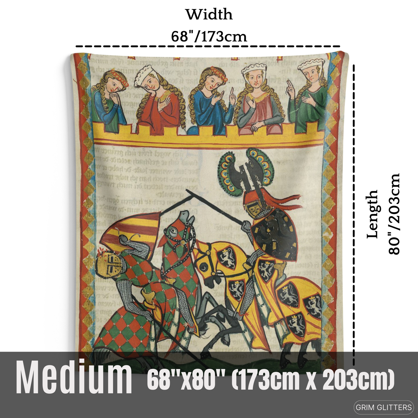 Walther von Klingen Tapestry - Codex Manesse