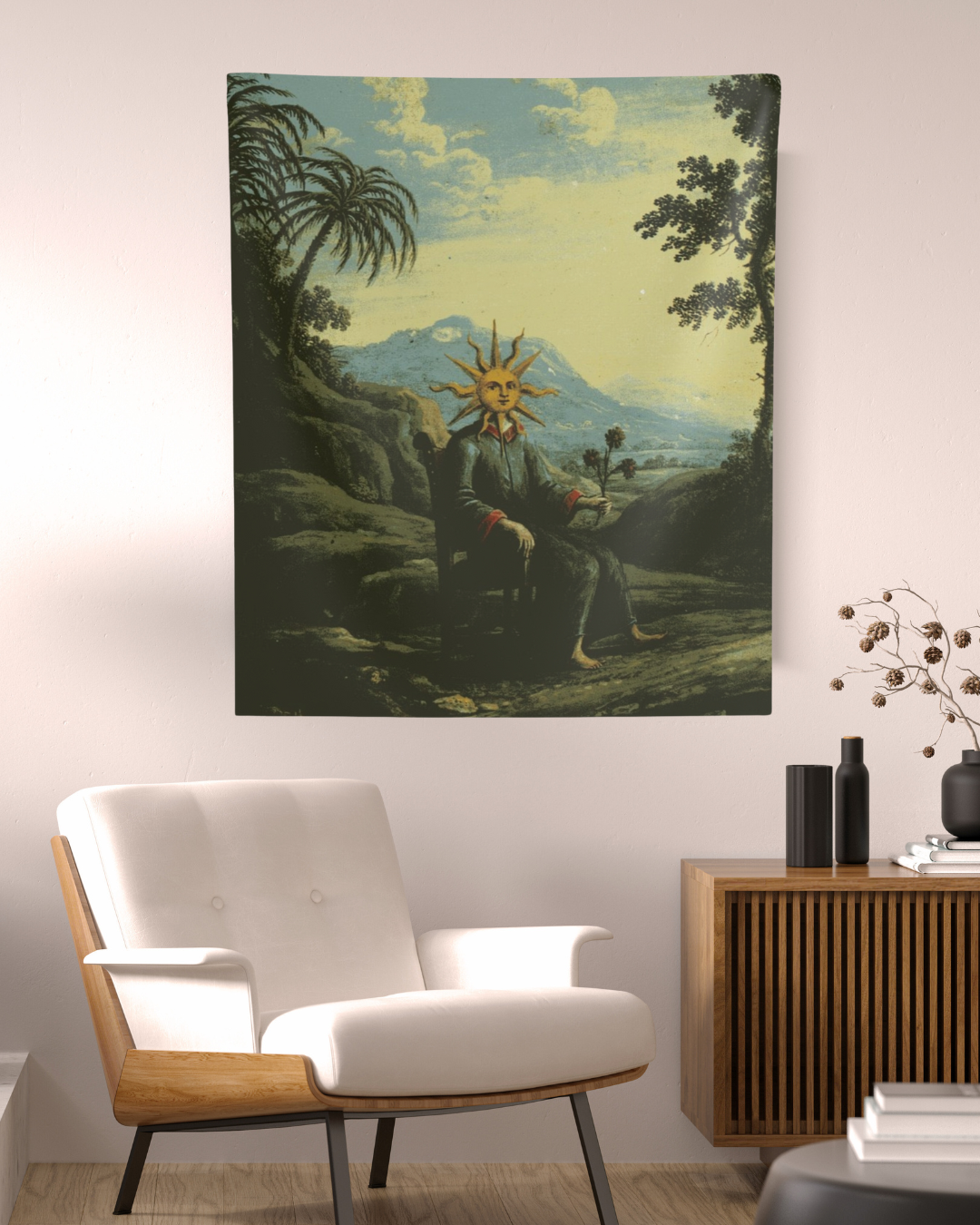 Clavis Artis Tapestry - Alchemist achieves Illumination