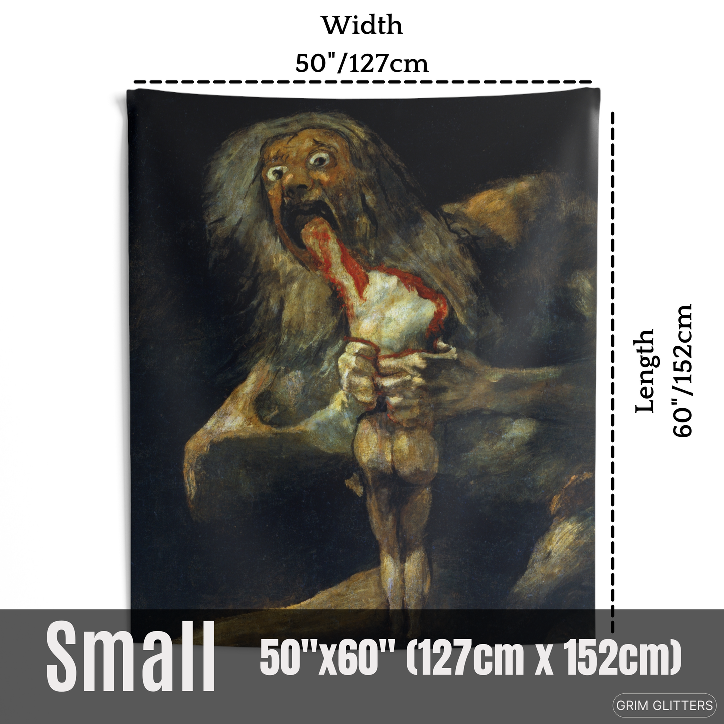 Saturn Devouring His Son Tapestry - Francisco Goya