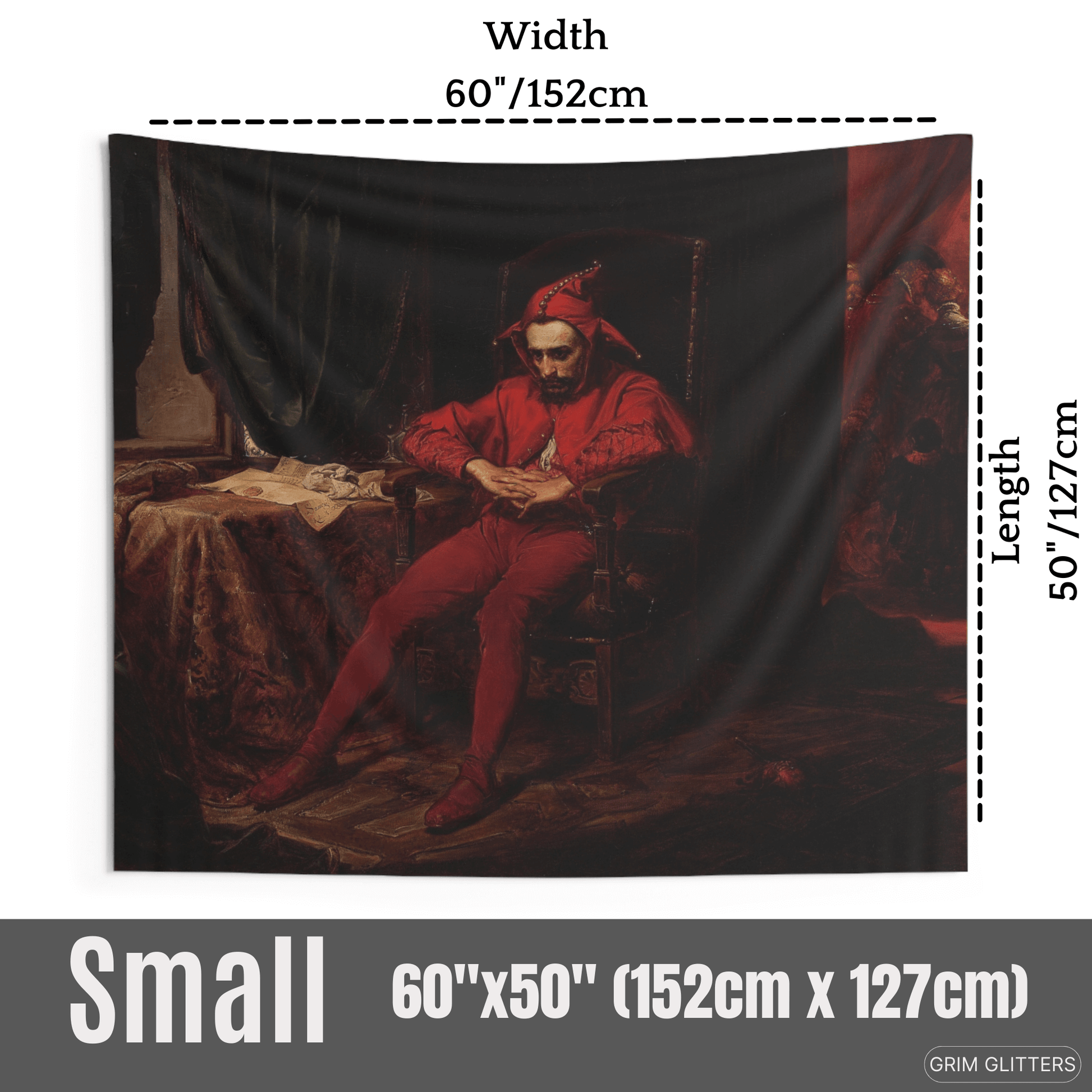 Celebrate Polish heritage with the Stanczyk Tapestry. Inspired by Jan Matejko's painting, it captures the moment of Stanczyk reflecting on his nation's fate.