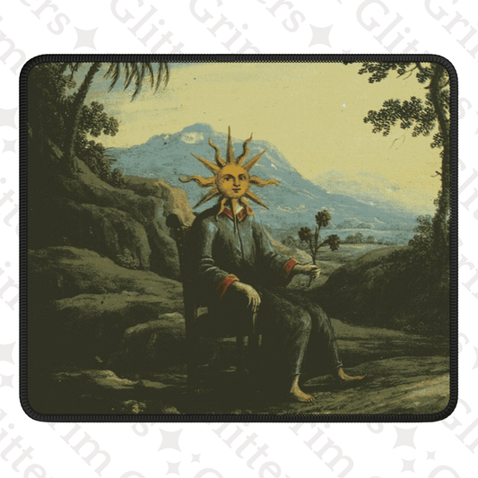 Clavis Artis Gaming Mouse Pad - Alchemist achieves Illumination - Grim GlittersMouse PadsRectangle9" × 7"