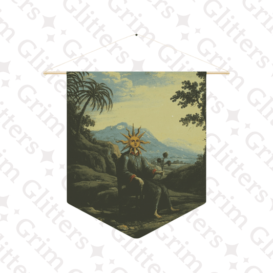 Clavis Artis Pennant Banner - Alchemist achieves Illumination - Grim GlittersPennant Banners18" × 21"