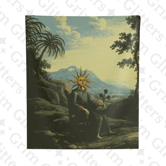 Clavis Artis Tapestry - Alchemist achieves Illumination - Grim GlittersHome Decor50" × 60"