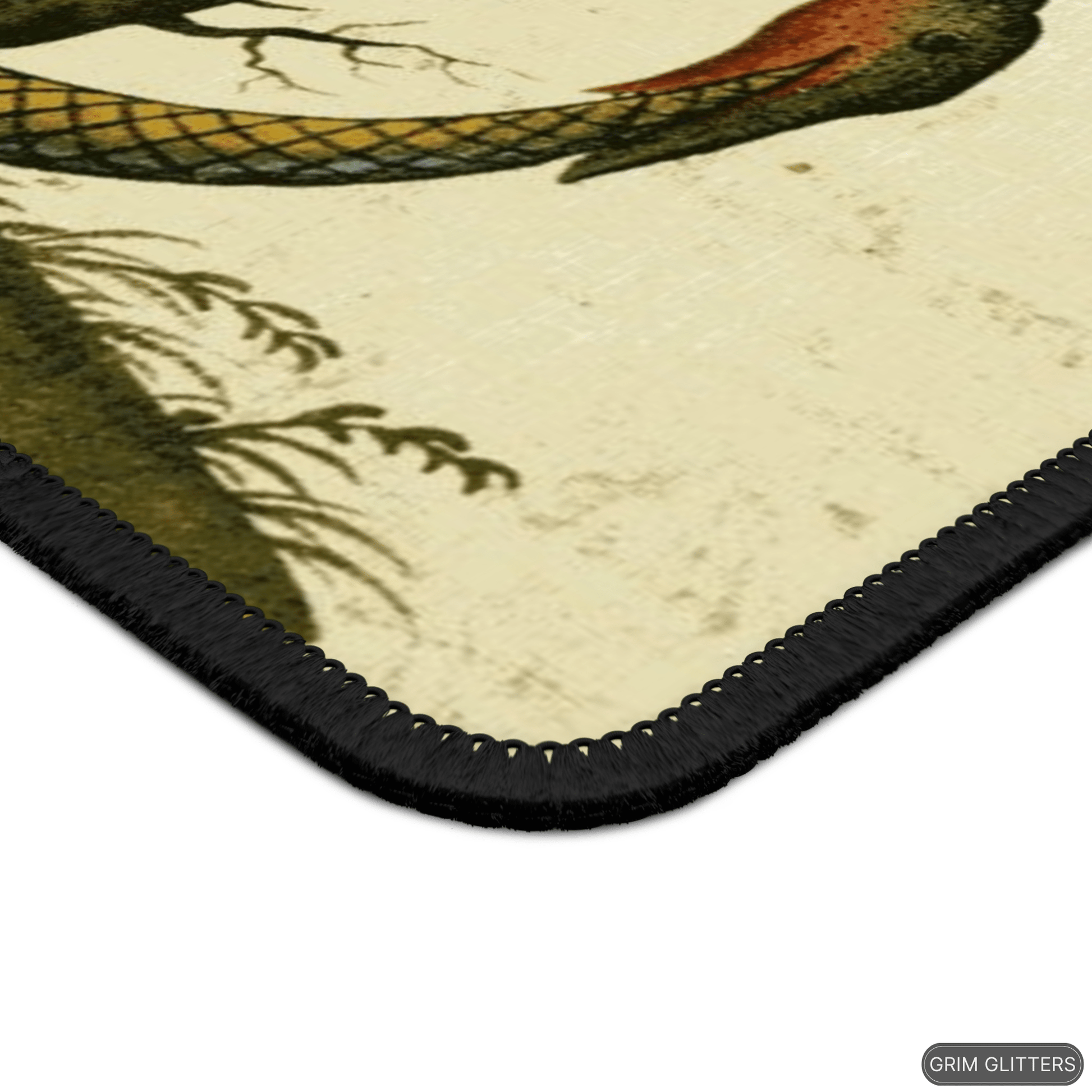 Dragon Ouroboros Gaming Mouse Pad - Clavis Artis Manuscript - Grim GlittersMouse PadsRectangle9" × 7"